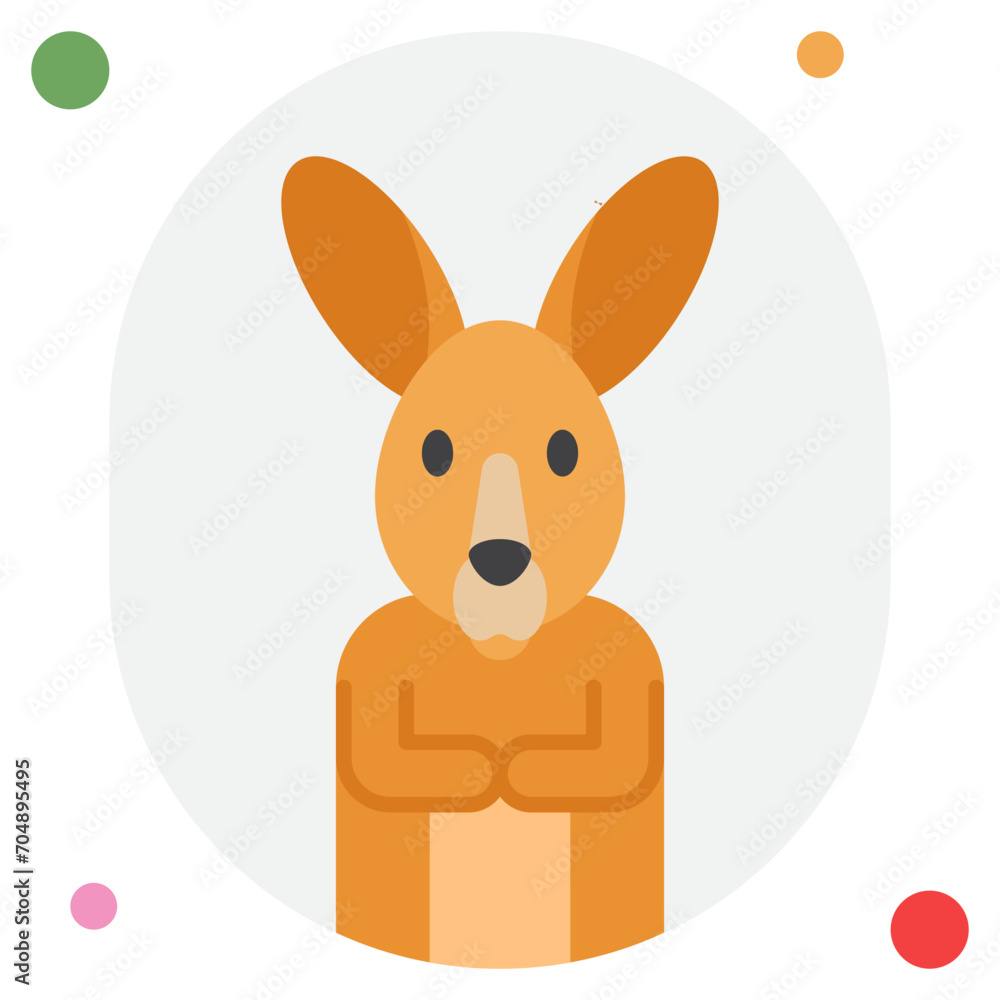 Obraz premium Kangaroo Icon