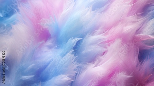 White blue and pink colored cotton thread confetti texture background © EnelEva