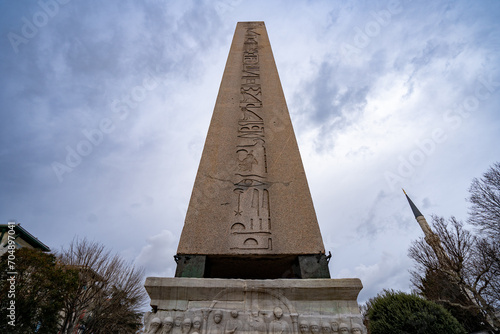 The Obelisk of Theodosius in Sultanahmet Square, Istanbul.