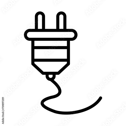 Plug Line Icon