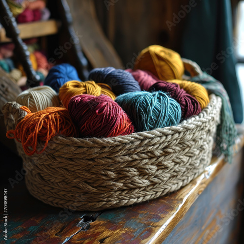 Crafty Basket: Knitting Nook in the Craft Room