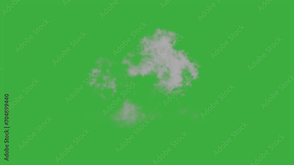 Animation video loop realistic smoke on green screen background Animation video loop realistic smoke on green screen background