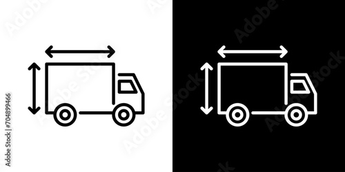 トラックのシンプルなアイコン