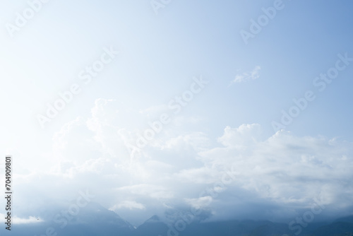 blue sky with cloud, Cloud Background