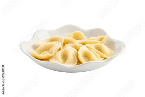 Serving Ravioli on the Ideal Plate Isolated On Transparent Background
