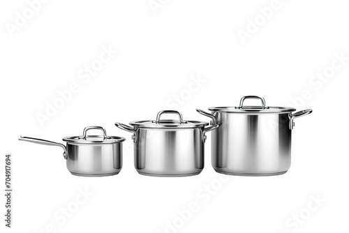 Versatility with the Ideal Saucepan Set Isolated On Transparent Background