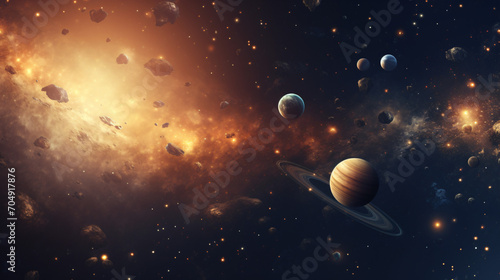Astrology and astronomy background photo