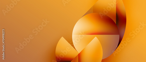 Essence of minimalism - metallic circles and squares converge upon canvas, study in restraint. The play of light on their surfaces forms subdued dance, epitomizing sophistication in simplicity