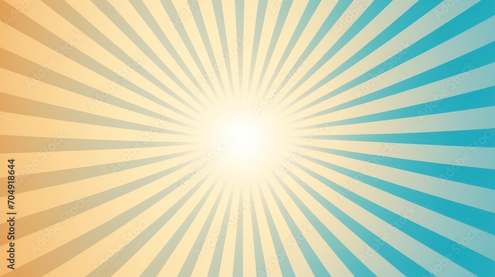 Radial abstract halftone background, beige and sky blue color Radial abstract halftone background, beige and sky blue color
