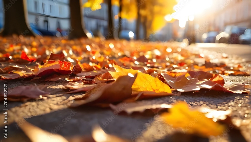 autumn leaves in the park autumn leaves in the park
