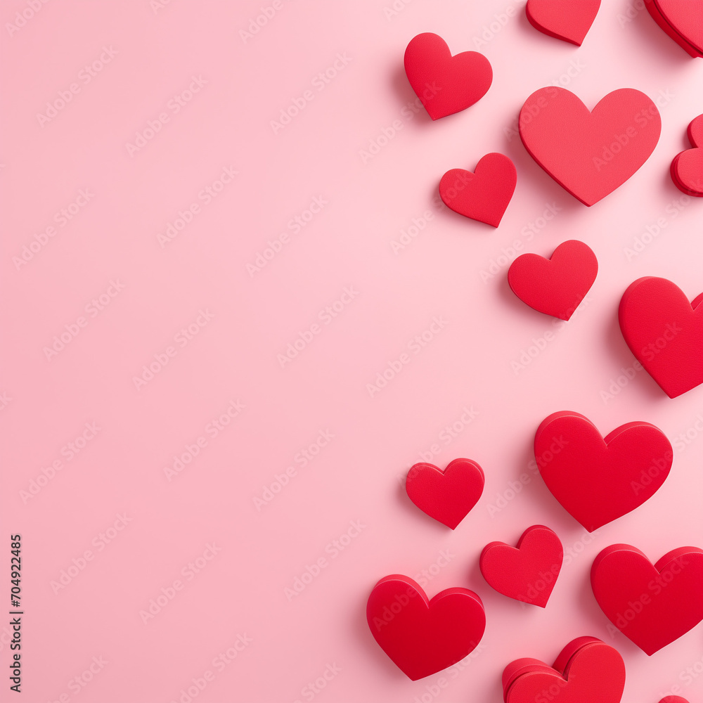red hearts background,Valentine's Day, love