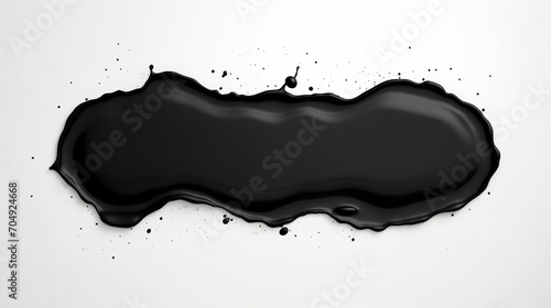 Black ink blob spot