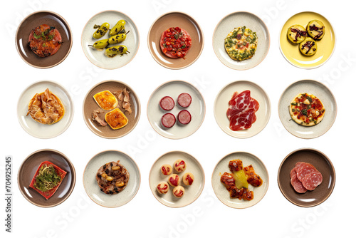 Tapa Dish Delightful Isolated On Transparent Background