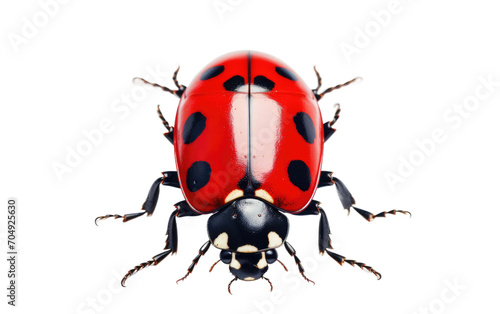 Insect Marvel: Ladybug Edition isolated on transparent Background