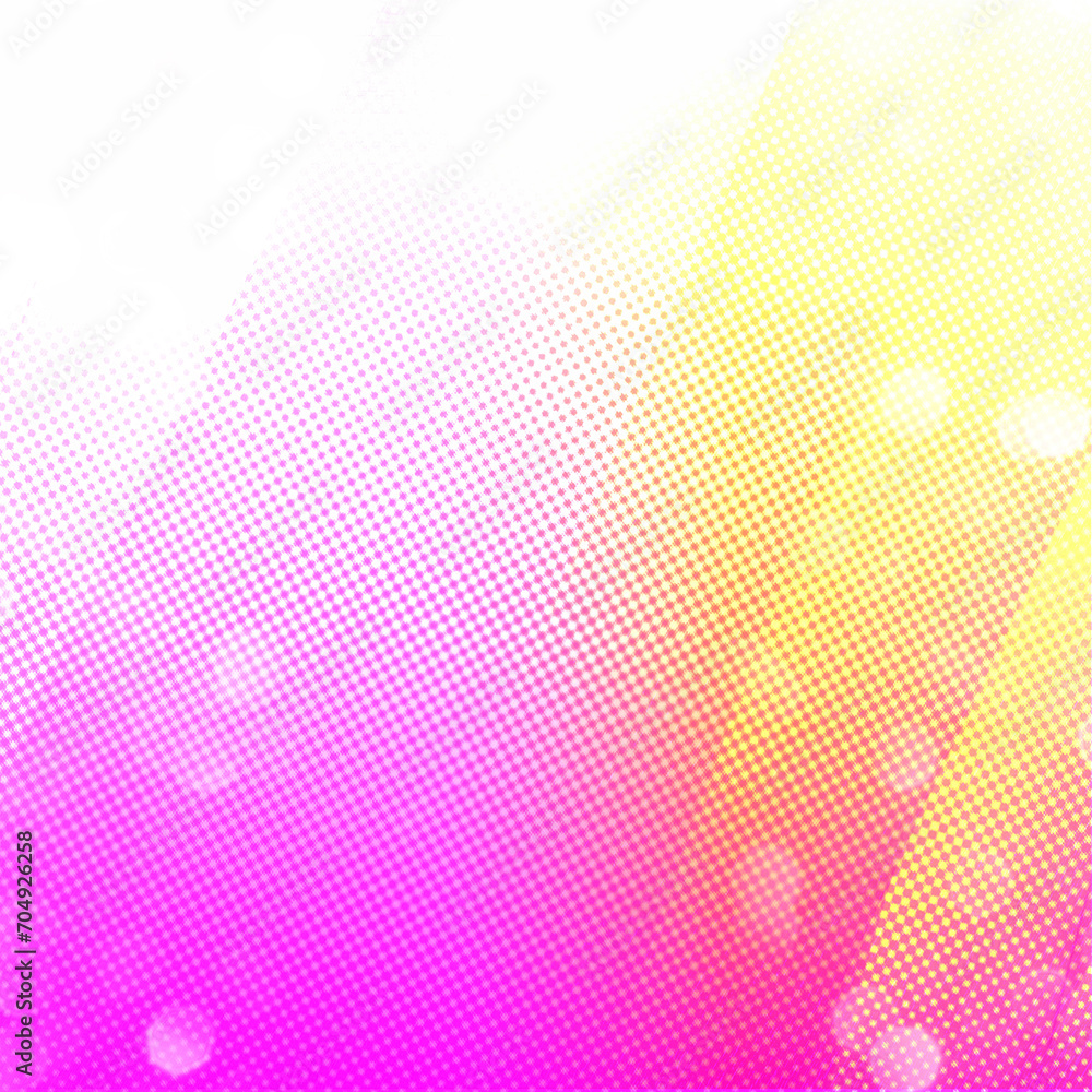 Pink pattern bokeh lights square background, Usable for social media, story, banner, poster, Advertisement, events, party, celebration, and various graphic design works