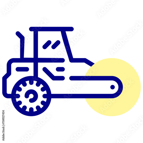 steamroller vector icon