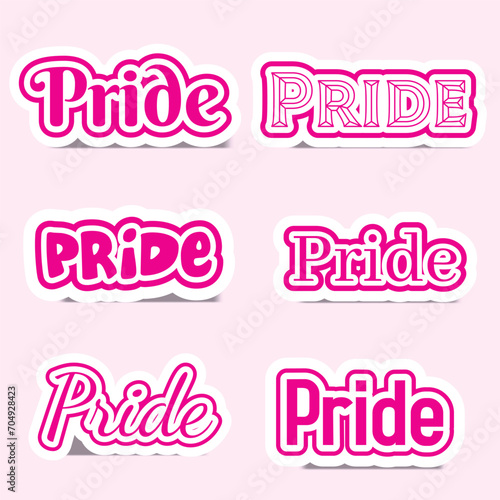 Wallpaper Mural Vector Valentine Day Sticker set collection Torontodigital.ca