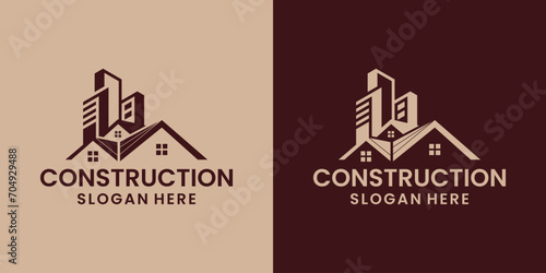 vector house real estate logo template vector logo design ideas