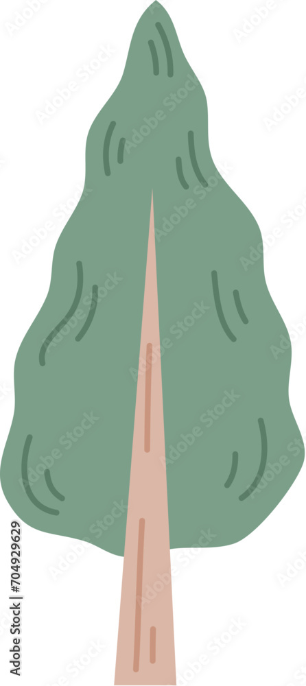 cute hand drawn tree doodle cute hand drawn tree doodle