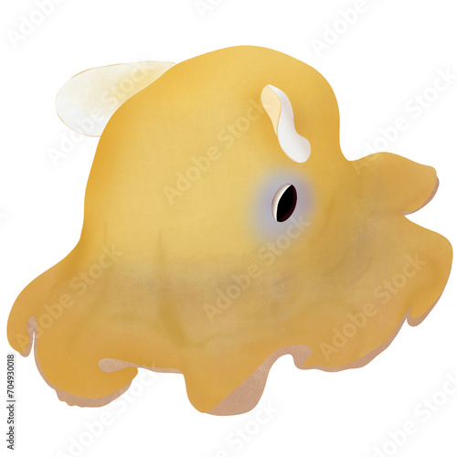 Dumbo Octopus Illustration cartoon design.