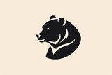 Beautiful and unique bear logo.