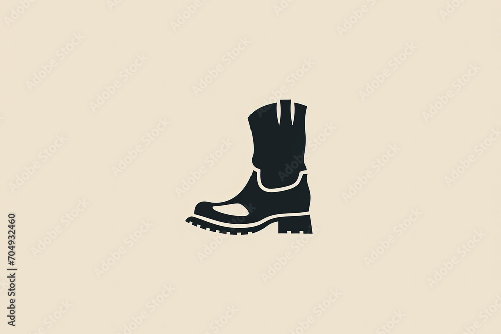 A beautiful and unique boot logo. A beautiful and unique boot logo.