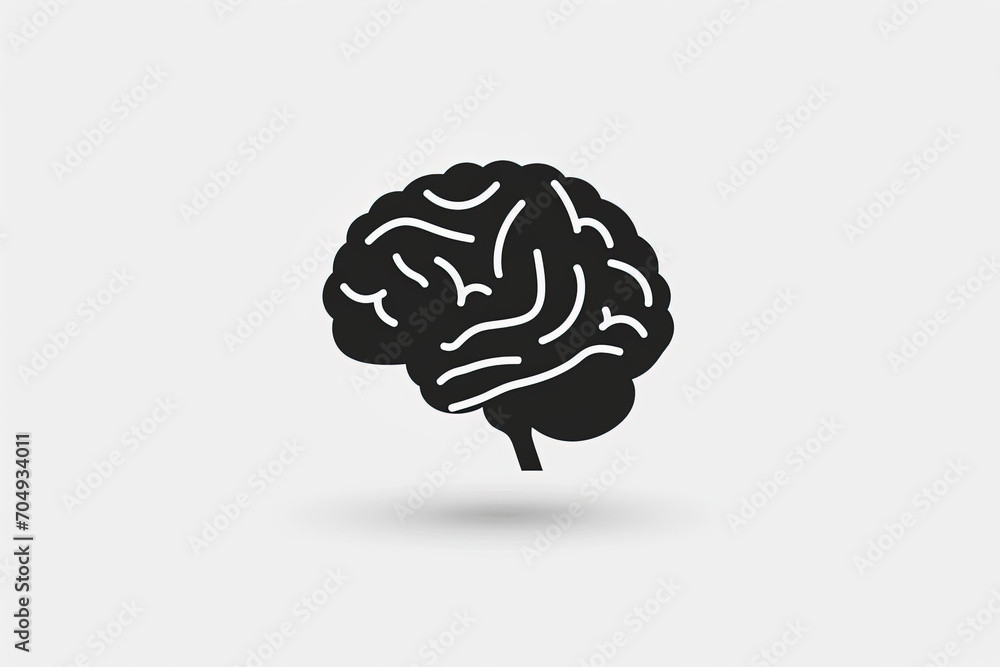 Beautiful and unique brain logo. Beautiful and unique brain logo.
