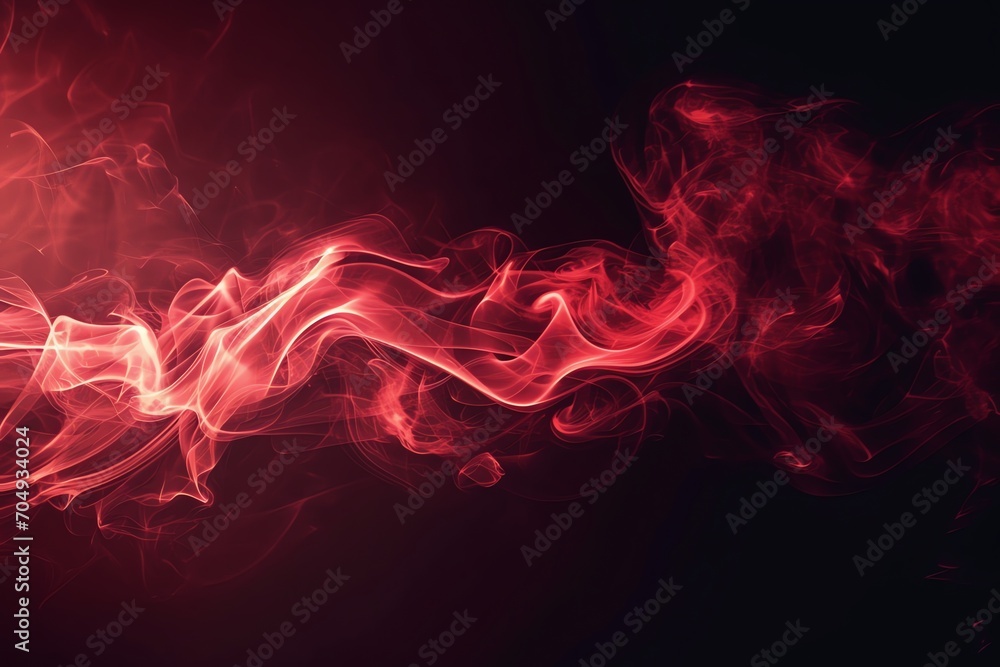 abstract red smoke on black background abstract red smoke on black background
