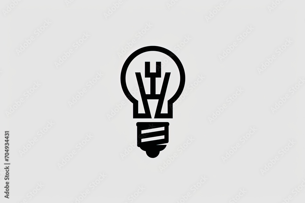 Beautiful and unique light bulb logo. Beautiful and unique light bulb logo.