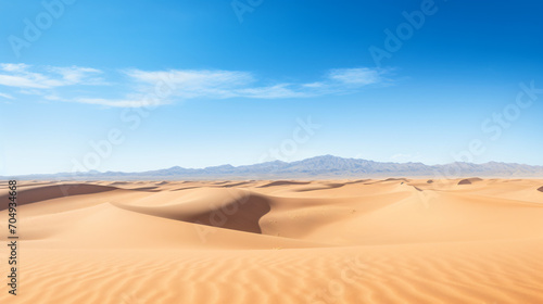 A desert landscape showcasing negative space.
