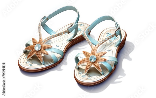 Coastal Charm plane sandal pair.