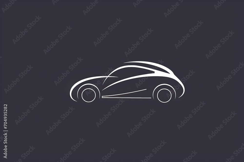 Elegant and unique car logo.