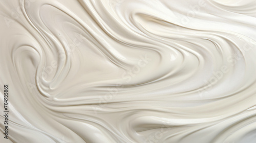 Creamy milky swirl of paint surface texture