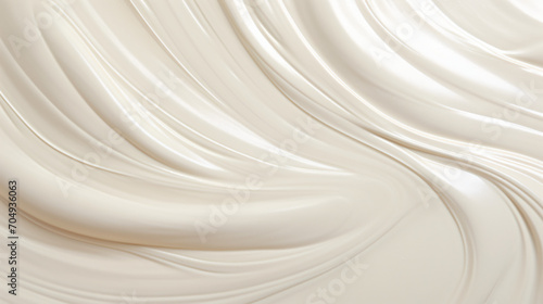 Creamy milky swirl of paint surface texture