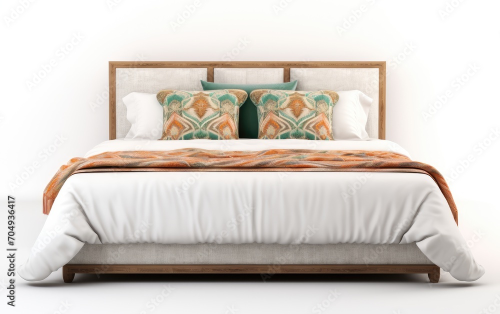 Bohemian bed back, modern Boho bed back.
