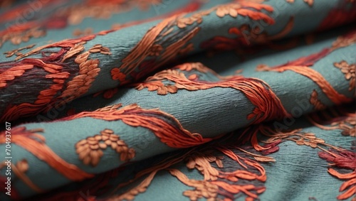 background textile, fabric, embroidery, tapestry, jacquard