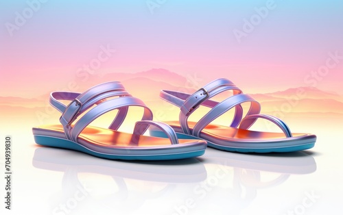 Dreamy Dusk sandal pair.