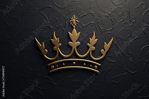 Elegant and unique crown logo.