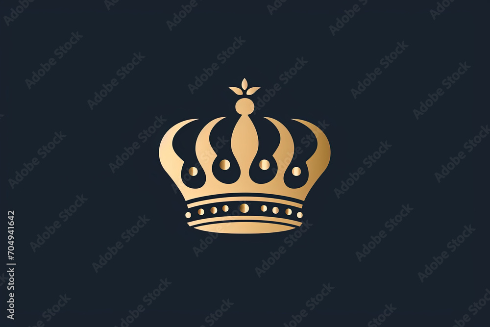 Elegant and unique crown logo. Elegant and unique crown logo.