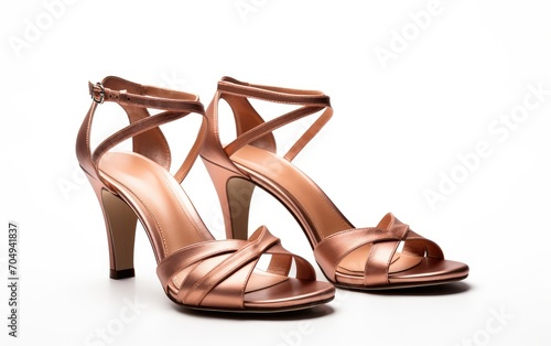t-strap sandal Effortless Elegance heeled sandal pair.