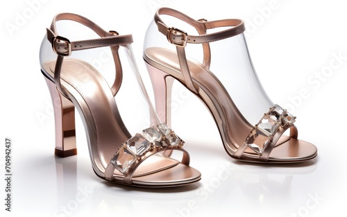 Elegance Enigma heeled sandal pair.