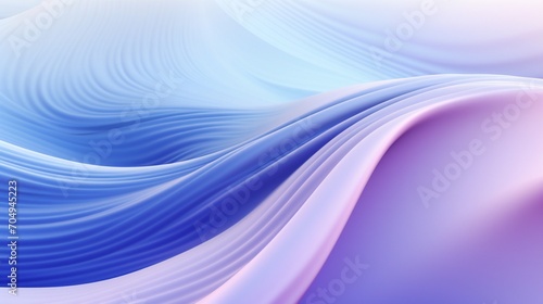 Abstract 3D-rendered waves ebb and flow, creating a tranquil and mesmerizing digital seascape