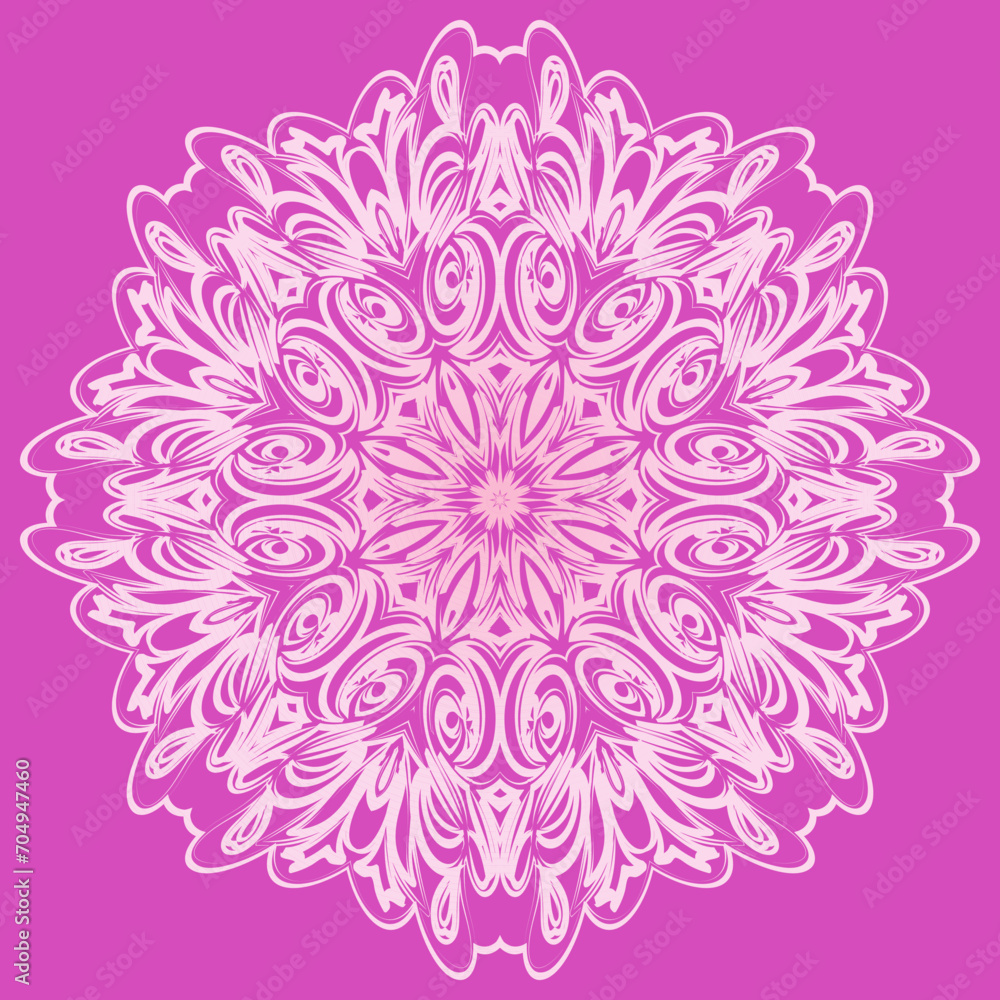 Circular pattern in form of mandala for Henna, Mehndi, tattoo, decoration. Outline doodle hand draw vector illustration. Circular pattern in form of mandala for Henna, Mehndi, tattoo, decoration. Outline doodle hand draw vector illustration.