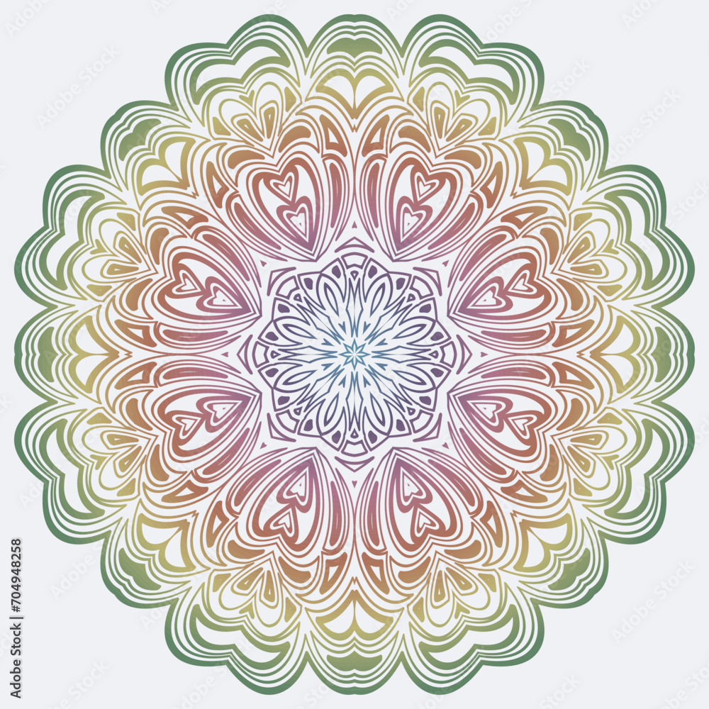 Simple mandala. Vector. Great for fabric and textile, wallpaper, packaging or any desired idea. Simple mandala. Vector. Great for fabric and textile, wallpaper, packaging or any desired idea.