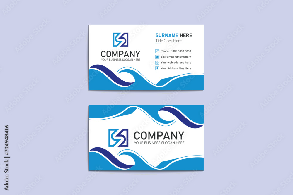 Obraz premium Creative modern visiting card design for your project