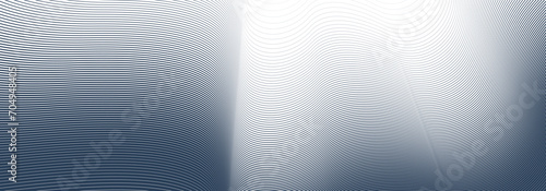 Linear abstract background, single color black vector design 3D lines in perspective, curve and wave lines in motion, smooth and soft backdrop.
