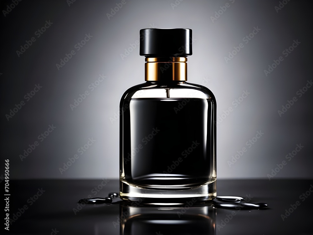 bottle of perfume. Generative AI bottle of perfume. Generative AI
