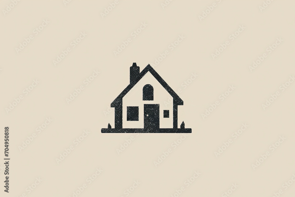 Modern and stylish house logo. Modern and stylish house logo.