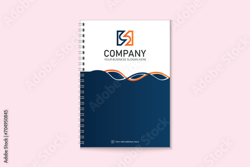 Official paper document notebook cover design