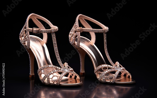 Graceful Gala heeled sandal pair.